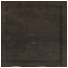 Półka, ciemnobrązowa, 60x60x(2-4) cm, wykończone drewno dębowe