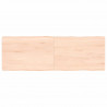 Blat stołu, 120x40x(2-6)cm, surowy lity dąb naturalną krawędzią