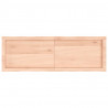 Blat stołu, 120x40x(2-6)cm, surowy lity dąb naturalną krawędzią
