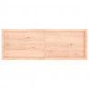 Blat stołu, 140x50x(2-4)cm surowy, lity dąb naturalną krawędzią