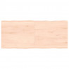 Blat stołu, 140x60x(2-4)cm surowy, lity dąb naturalną krawędzią