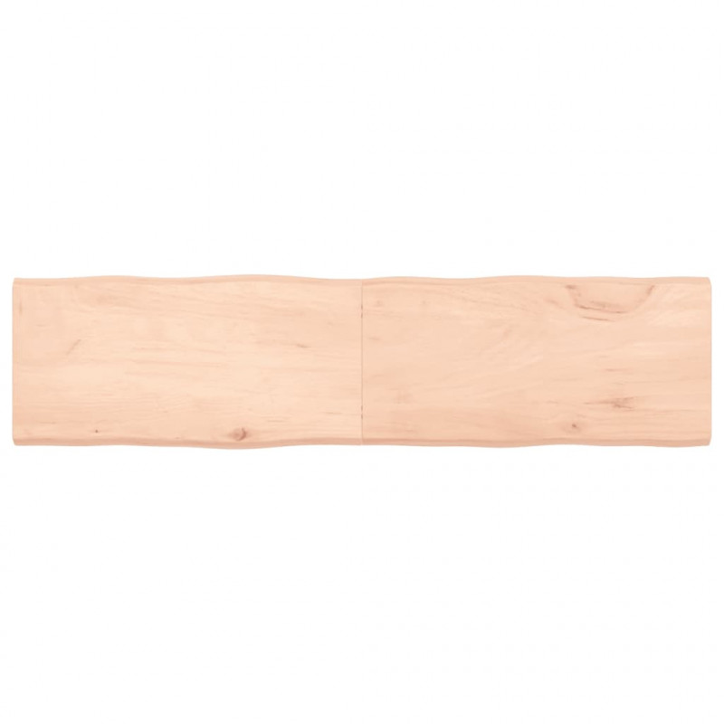 Blat stołu, 160x40x(2-4)cm surowy, lity dąb naturalną krawędzią