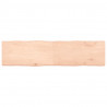 Blat stołu, 160x40x(2-4)cm surowy, lity dąb naturalną krawędzią