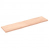 Blat stołu, 160x40x(2-4)cm surowy, lity dąb naturalną krawędzią