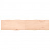 Blat stołu, 180x40x(2-6)cm, surowy lity dąb naturalną krawędzią