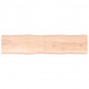 Blat stołu, 220x50x(2-6)cm, surowy lity dąb naturalną krawędzią
