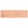 Blat, jasnobrązowy 140x40x(2-6) cm drewno z naturalną krawędzią