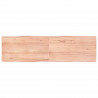 Blat, jasnobrązowy 180x50x(2-6) cm drewno z naturalną krawędzią