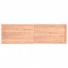 Blat, jasnobrązowy 180x50x(2-6) cm drewno z naturalną krawędzią