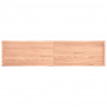 Blat, jasnobrązowy 220x50x(2-6) cm drewno z naturalną krawędzią