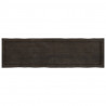 Blat ciemnobrązowy 140x40x(2-6) cm drewno z naturalną krawędzią