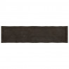 Blat, ciemnobrązowy 160x40x(2-4)cm drewno z naturalną krawędzią