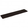 Blat ciemnobrązowy 180x40x(2-6) cm drewno z naturalną krawędzią