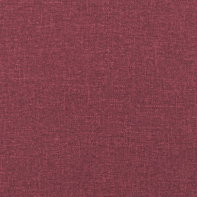 3-osobowa sofa z poduszkami, winna czerwień, 180 cm, tkanina
