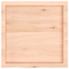 Blat stołu, 60x60x(2-4) cm, surowe lite drewno dębowe