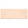Blat stołu, 160x60x(2-6) cm, surowe drewno dębowe