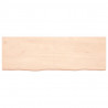 Blat stołu, 180x60x(2-6) cm, surowe lite drewno dębowe