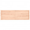 Blat stołu, 180x60x(2-6) cm, surowe lite drewno dębowe