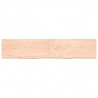 Blat stołu, 200x40x(2-6) cm, surowe lite drewno dębowe