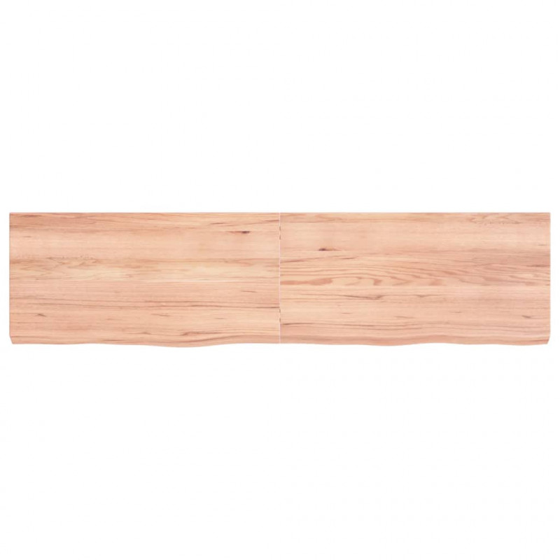 Blat do stołu, jasnobrązowy, 160x40x(2-6)cm, lite drewno dębowe
