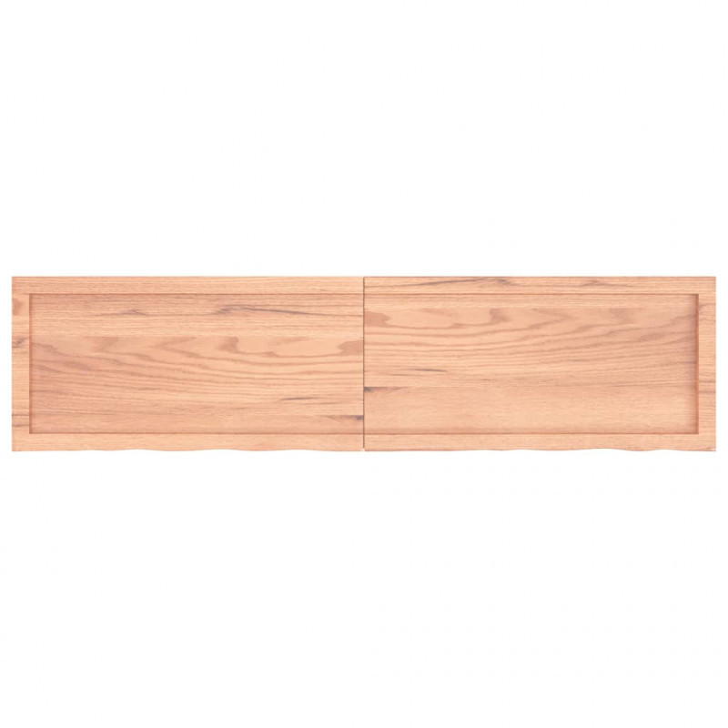Blat do stołu, jasnobrązowy, 160x40x(2-6)cm, lite drewno dębowe