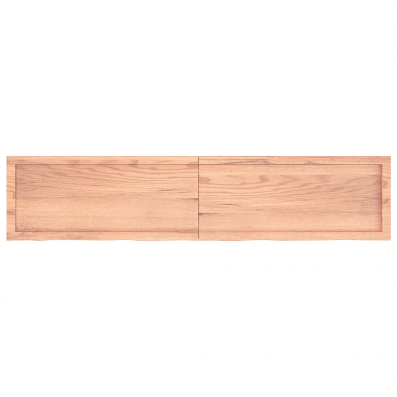 Blat do stołu, jasnobrązowy, 180x40x(2-6)cm, lite drewno dębowe