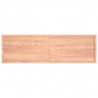 Blat do stołu, jasnobrązowy, 200x60x(2-6)cm, lite drewno dębowe