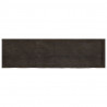 Blat stołu, ciemnobrązowy, 180x50x(2-4) cm, lite drewno dębowe