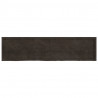 Blat stołu, ciemnobrązowy, 200x50x(2-6) cm, lite drewno dębowe