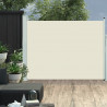 Wysuwana markiza boczna na taras, 140 x 500 cm, kremowa