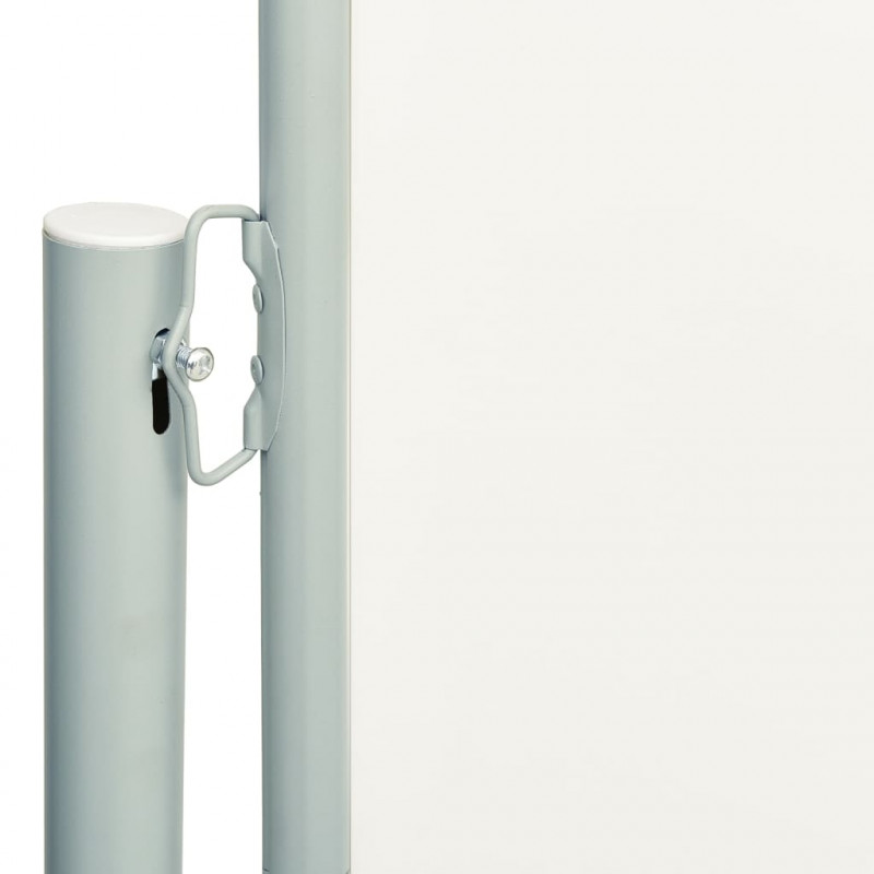 Wysuwana markiza boczna na taras, 117 x 600 cm, kremowa