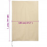 Kaptury ochronne z suwakiem, 4 szt., 70 g/m², 1,2x1,8 m