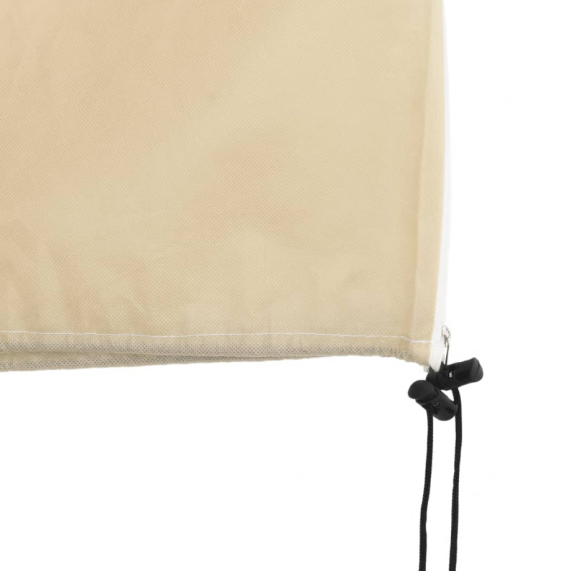 Kaptury ochronne z suwakiem, 2 szt., 70 g/m², 3,14x2,5 m