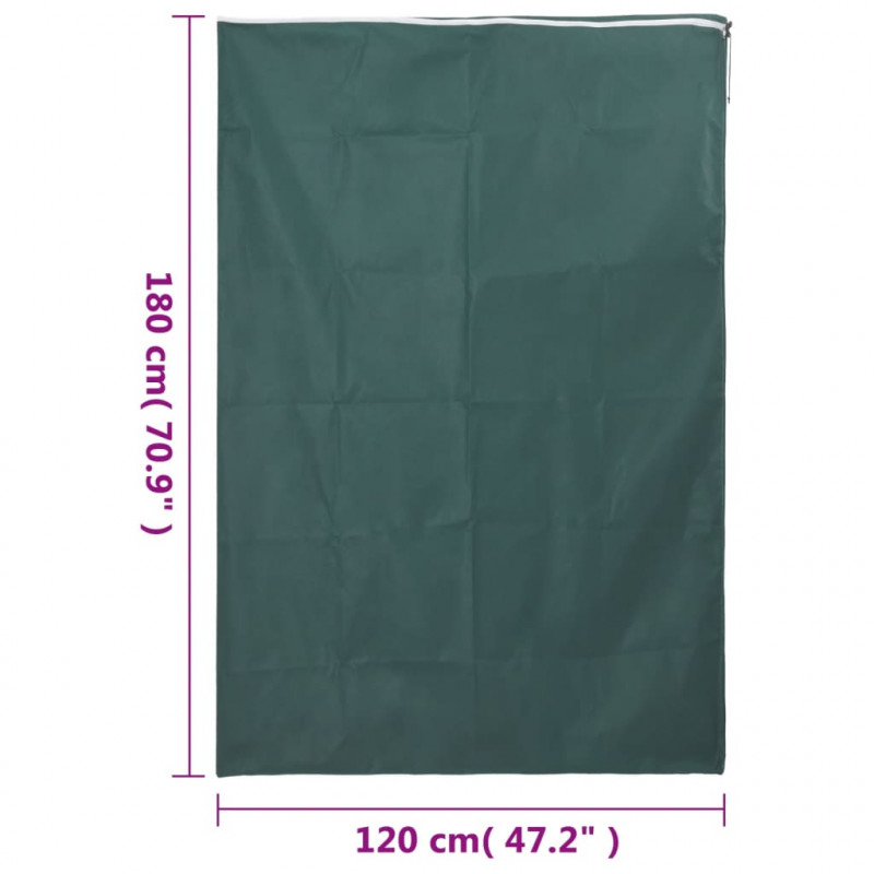 Kaptury ochronne z suwakiem, 10 szt., 70 g/m², 1,2x1,8 m