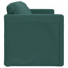 Sofa podłogowa 2-w-1, ciemnozielona, 112x174x55 cm, tkanina