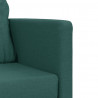 Sofa podłogowa 2-w-1, ciemnozielona, 112x174x55 cm, tkanina