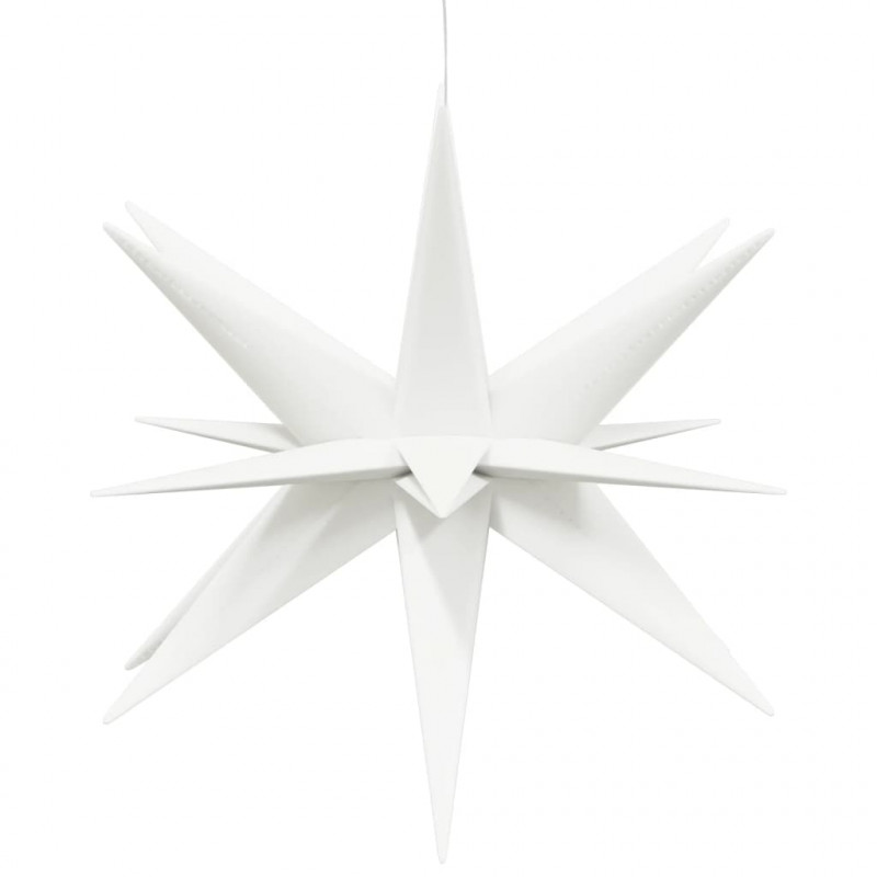 Ozdoba świetlna z LED, składana, biała, 57 cm