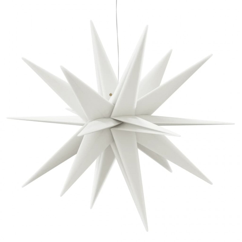 Ozdoba świetlna z LED, składana, biała, 57 cm
