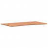 Blat do biurka, 110x(55-60)x1,5 cm, lite drewno bukowe