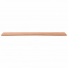 Blat do biurka, 110x(55-60)x1,5 cm, lite drewno bukowe