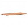 Blat do biurka, 110x(55-60)x1,5 cm, lite drewno bukowe