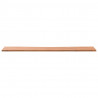Blat do biurka, 110x(50-55)x1,5 cm, lite drewno bukowe