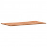 Blat do biurka, 110x(50-55)x1,5 cm, lite drewno bukowe