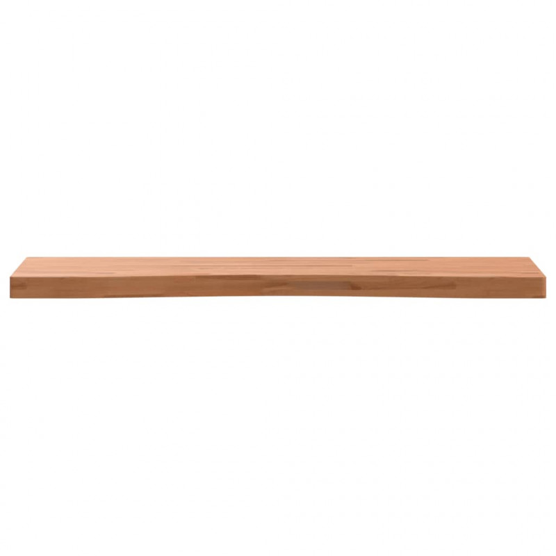 Blat do biurka, 100x(45-50)x4 cm, lite drewno bukowe