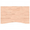 Blat do biurka, 100x(55-60)x4 cm, lite drewno bukowe