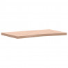 Blat do biurka, 100x(55-60)x4 cm, lite drewno bukowe