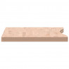 Blat do biurka, 100x(55-60)x4 cm, lite drewno bukowe