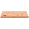 Blat biurka, 100x60x2,5 cm, lite drewno bukowe