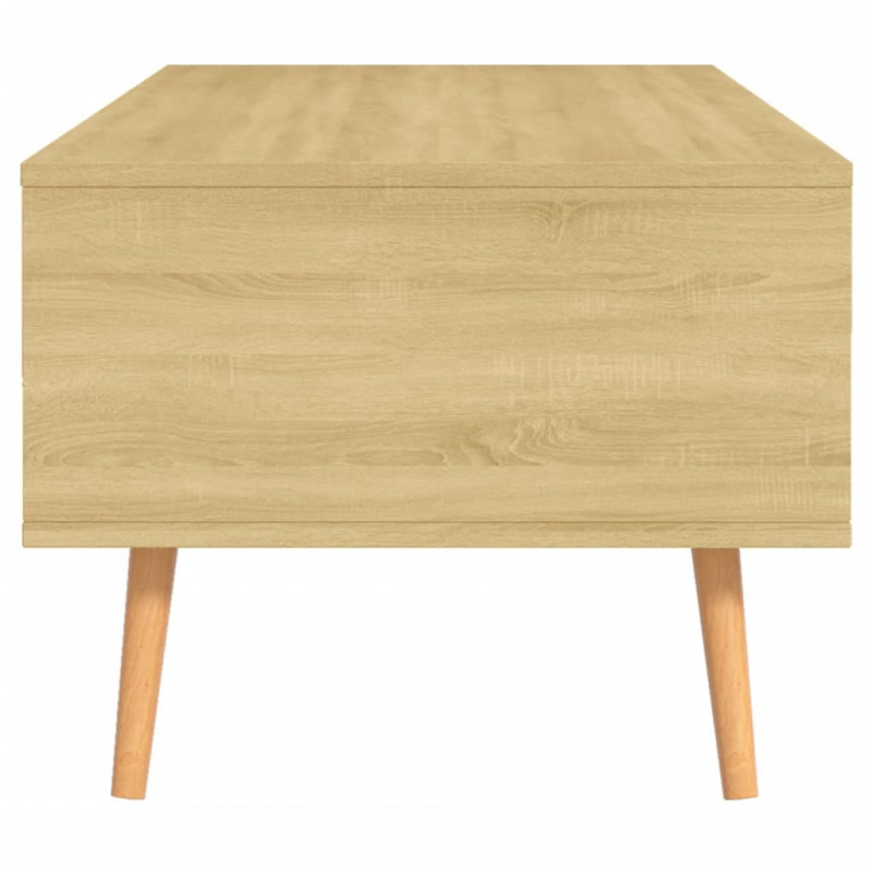 Stolik kawowy, dąb sonoma 100x49,5x43cm materiał drewnopochodny
