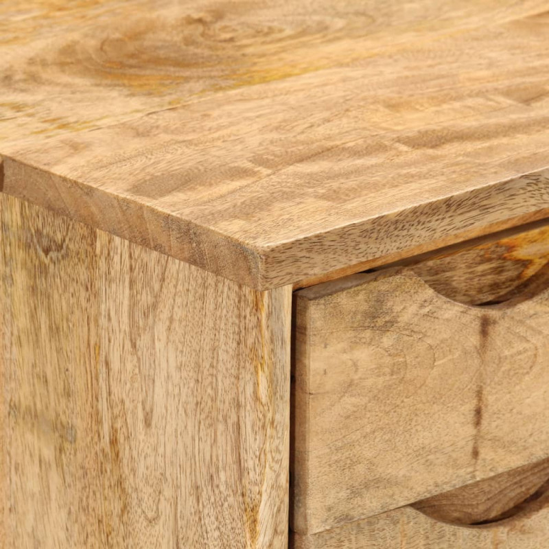 Biurko z szufladami, 110x47x76 cm, lite drewno mango